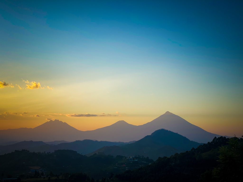 Hike 4 of Rwanda's Volcanos.